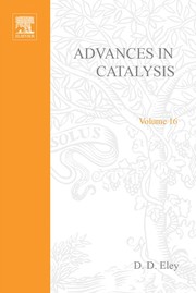 Front cover of Advances in catalysis and related subjects by D. D. Eley