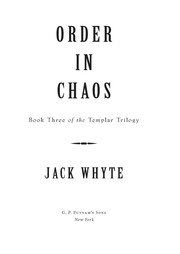 Cover of Order in chaos T#3 by Jack Whyte