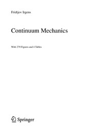 Front cover of Continuum mechanics by Fridtjov Irgens