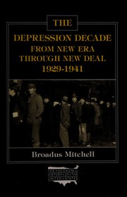 Cover of Depression decade by Broadus Mitchell