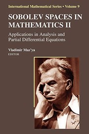 Cover of Sobolev Spaces in Mathematics II by Vladimir Maz'ya