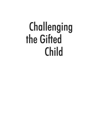 Front cover of Challenging the gifted child by Margaret Stevens