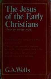 Front cover of The Jesus of the early Christians by George Albert Wells