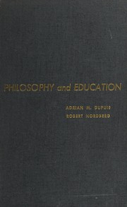 Front cover of Philosophy and education: a total view by Adrian M. Dupuis