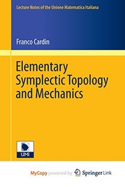 Front cover of Elementary Symplectic Topology and Mechanics by Franco Cardin