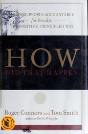 Cover of How did that happen? by Roger Connors
