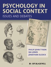 Front cover of Psychology in social context by Philip John Tyson