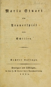 Front cover of Maria Stuart by Friedrich Schiller
