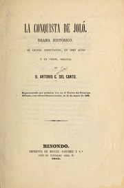 Front cover of La conquista de Joló by Antoni García del Canto