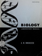Front cover of Biology laboratory manual by A. M. Winchester