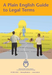 Front cover of A plain English guide to legal terms by Unknown