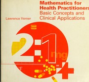 Front cover of Mathematics for health practitioners by Lawrence Verner