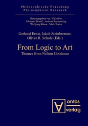 Cover of From logic to art by Gerhard Ernst