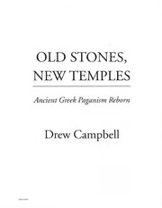 Front cover of Old stones, new temples by Campbell, Andrew