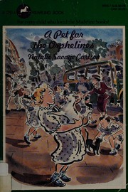 Front cover of Pet for the Orphelines by Natalie Savage Carlson