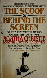 Front cover of The Scoop / Behind the Screen by The Detection Club