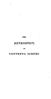 Front cover of The Retrospect, Or Youthful Scenes with Other Poems and Songs by John Wright