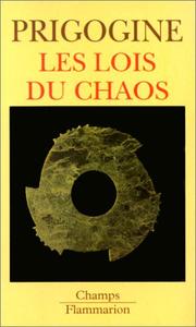 Front cover of Les lois du chaos by Ilya Prigogine