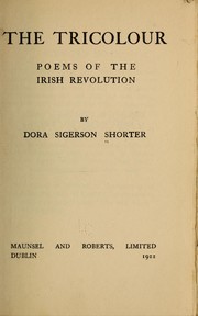 Cover of The tricolour by Dora Sigerson Shorter
