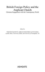 Front cover of British foreign policy and the Anglican Church by Timothy Blewett