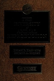 Front cover of The diversity of animal reproduction by Richard E. Blackwelder