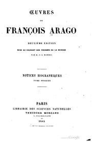 Cover of Oeuvres de François Arago by Dominique François Jean Arago
