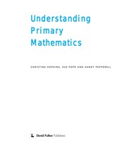Front cover of Understanding primary mathematics by Christine Hopkins