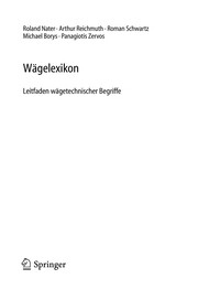 Front cover of Wa gelexikon by Roland Nater