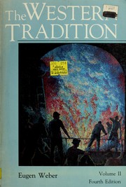 Cover of The Western tradition by Eugen Weber