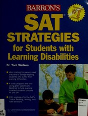 Front cover of SAT strategies for students with learning disabilities by Toni R. Welkes