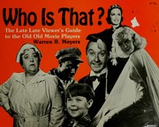 Front cover of Who Is That? by Warren B. Meyers