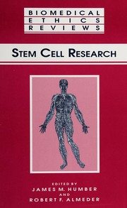 Cover of Stem cell research by James M. Humber