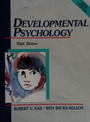 Cover of Developmental Psychology by Robert V. Kail