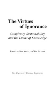Front cover of The virtues of ignorance by Bill Vitek