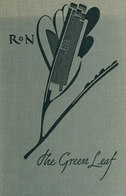 Cover of The green leaf by Robert Nathan