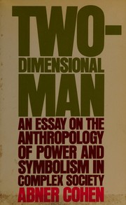 Cover of Two-dimensional man by Abner Cohen