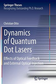 Front cover of Dynamics of Quantum Dot Lasers by Christian Otto