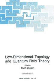Front cover of Low-Dimensional Topology and Quantum Field Theory by Hugh Osborn