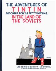 Front cover of Les aventures de Tintin reporter du "petit vingtième" au pays des Soviets by Hergé
