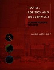Front cover of People, politics and government by James John Guy