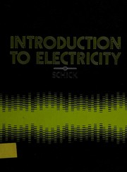 Cover of Introduction to electricity by Kurt Harding Schick