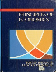 Front cover of Principles of economics by James F. Ragan