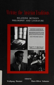 Front cover of Writing the Austrian traditions by Wolfgang Huemer