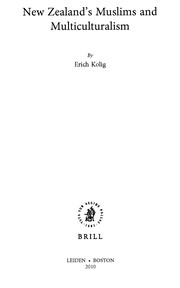 Front cover of New Zealand's Muslims and multiculturalism by Erich Kolig