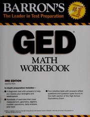 Cover of Barron's GED math workbook by Johanna Holm