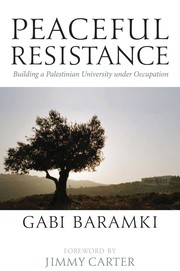 Front cover of Peaceful resistance by Gabi Baramki