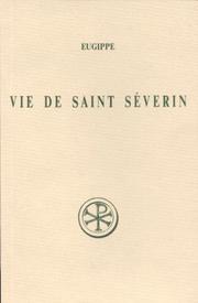 Cover of Vita Sancti Severini by Eugippius