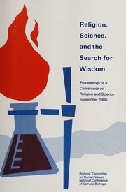Front cover of Religion, science, and the search for wisdom by Conference on Religion and Science (1986 St. John's Provincial Seminary)