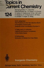 Front cover of Inorganic chemistry by John H. Holloway