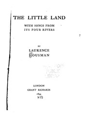 Front cover of The little land by Laurence Housman